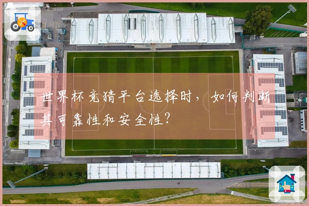 世界杯竞猜平台选择时，如何判断其可靠性和安全性？