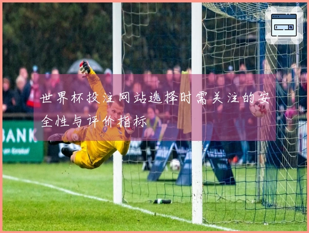 世界杯投注网站选择时需关注的安全性与评价指标