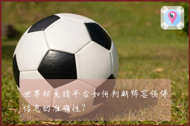世界杯竞猜平台如何判断阵容伤停信息的准确性？